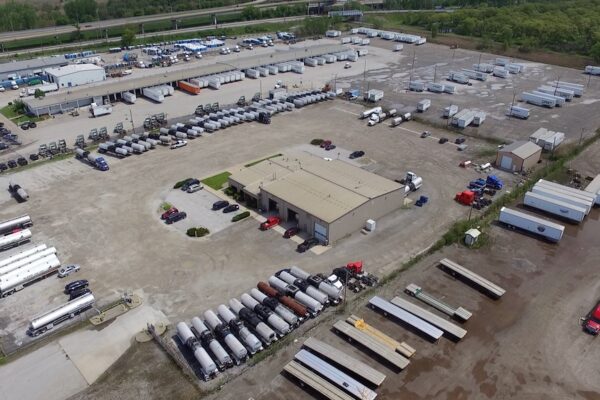 Photo of a truck terminal in Gary Indiana