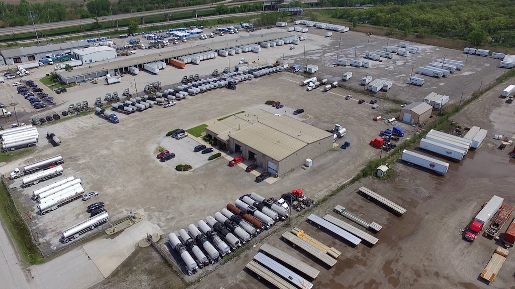 Photo of a truck terminal in Gary Indiana