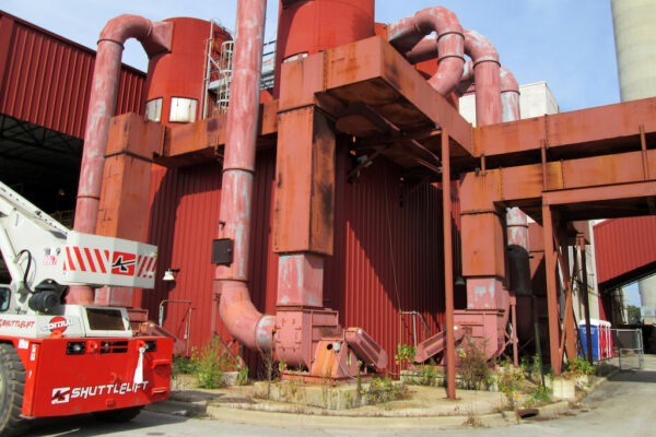 Photo of an environmentally contaminated recycling plant that was remediated by Cantera Development Group