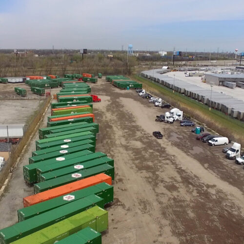 photo of a truck terminal